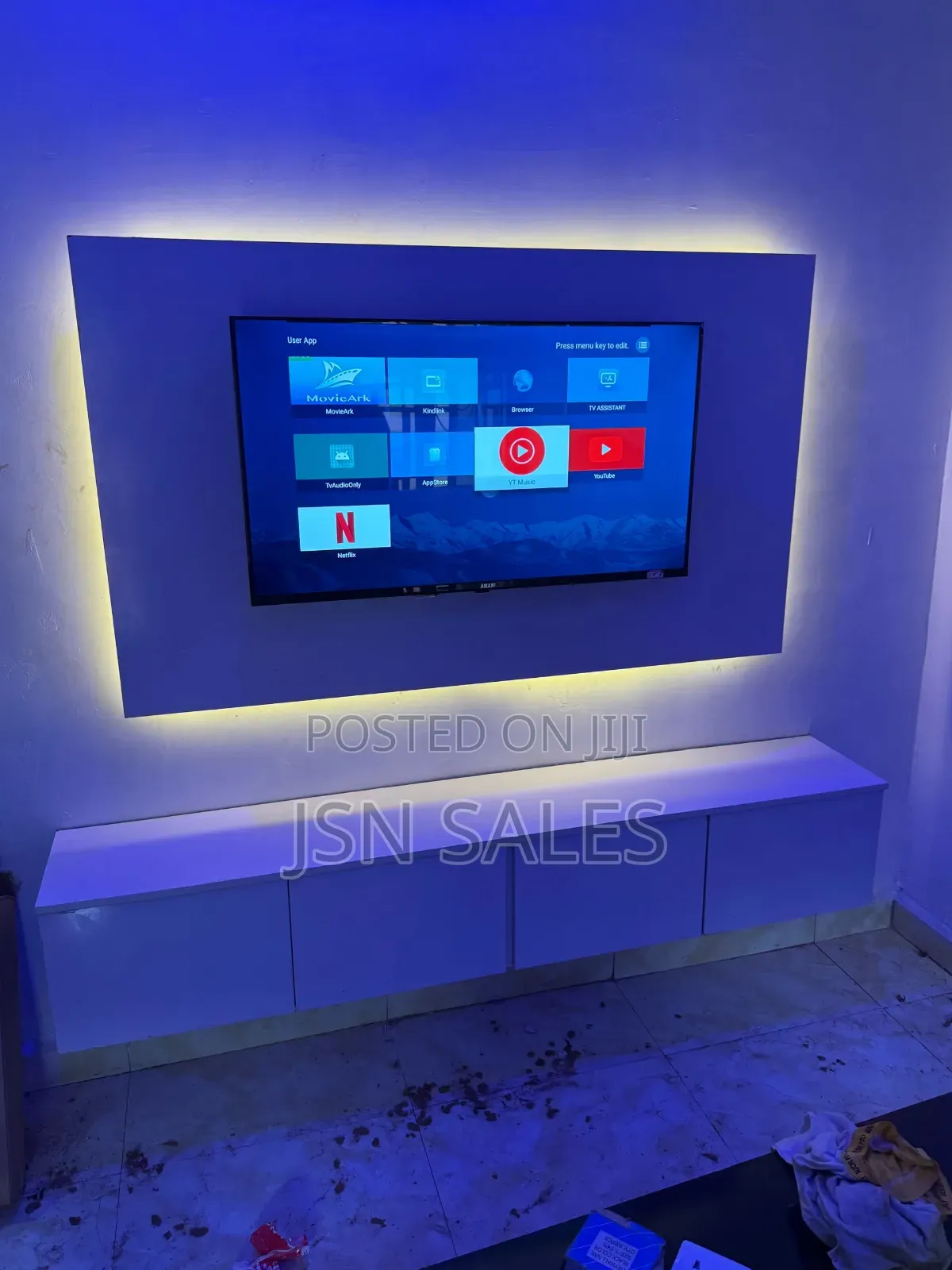 Wall Panel and Floating Cabinet
