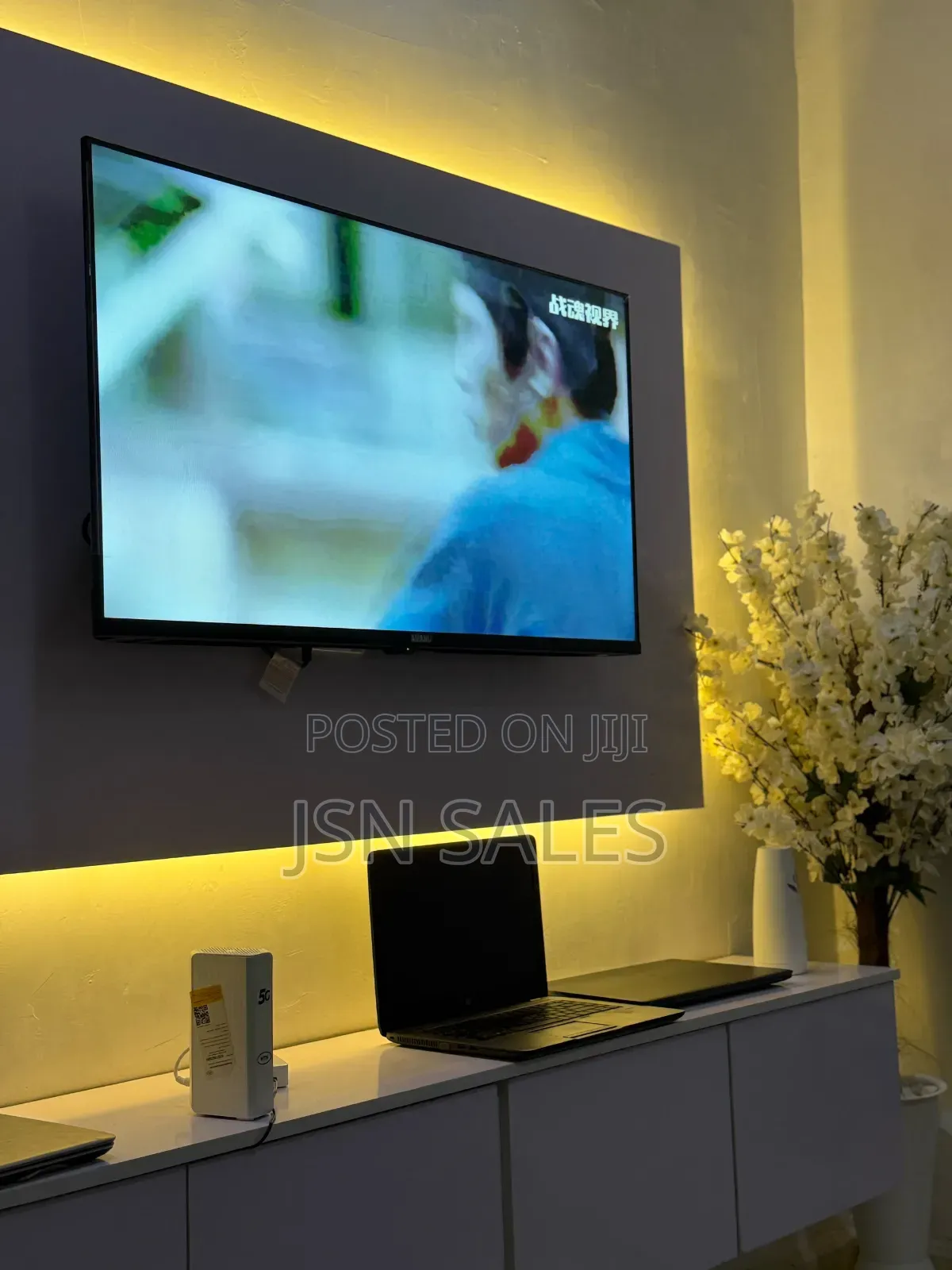 Wall Panel and Floating Cabinet
