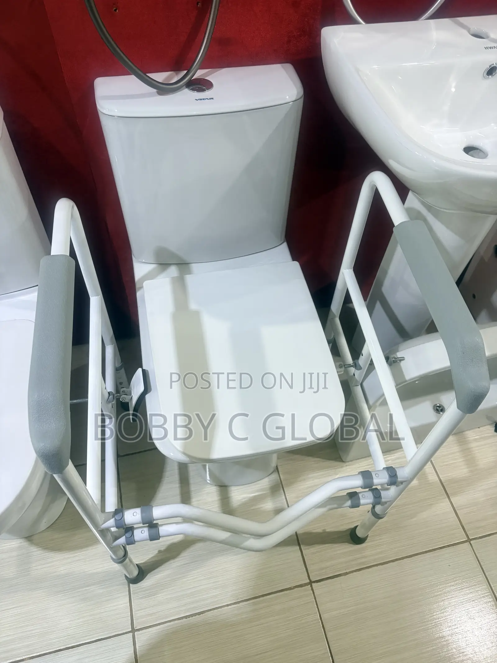 Adjustable Toilet Safety Frame