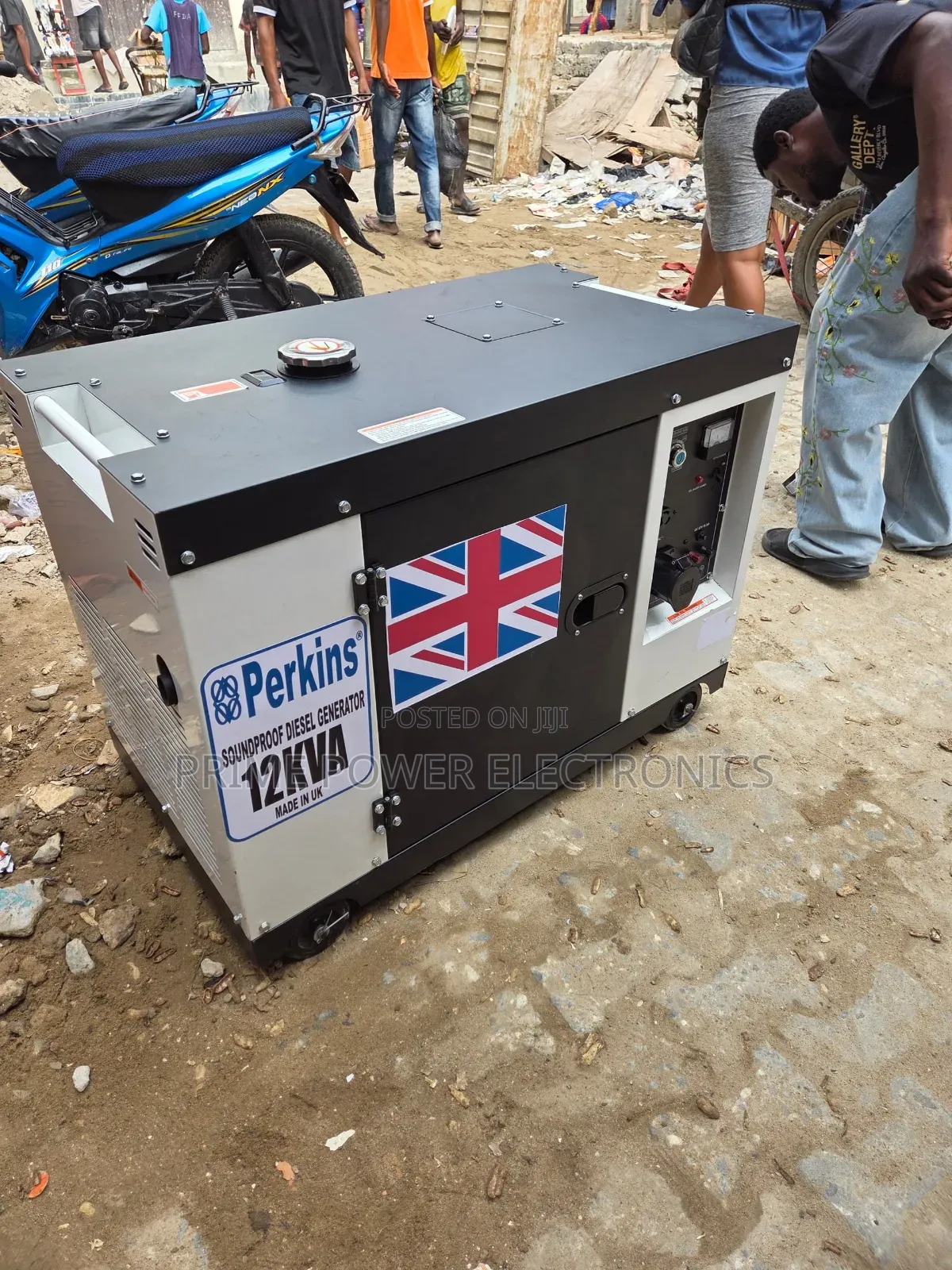 Quality UK Made Perkins 12kVA Soundproof Generator