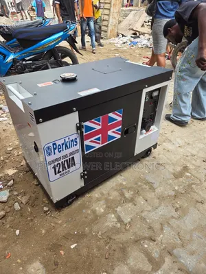 Quality UK Made Perkins 12kVA Soundproof Generator