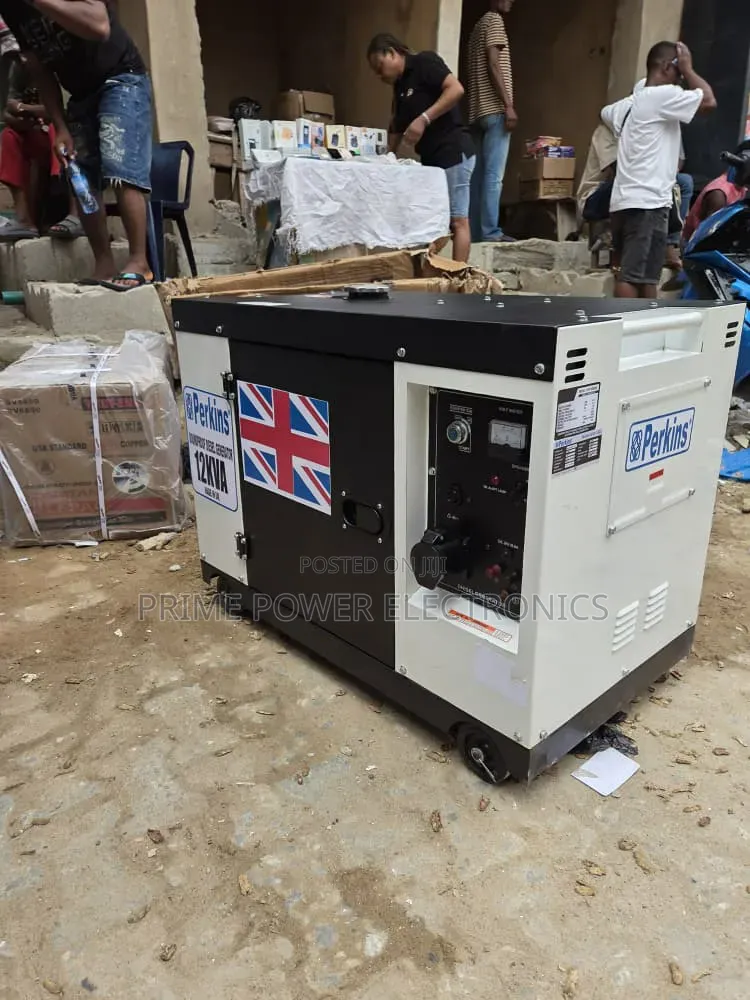 Quality UK Made Perkins 12kVA Soundproof Generator