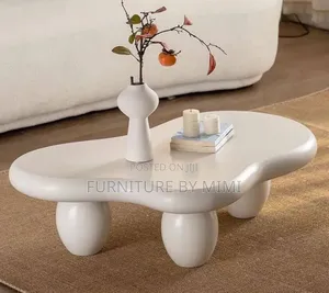 Brand New Cream Cloud Coffee Table – Aesthetic Minimalist Center Table