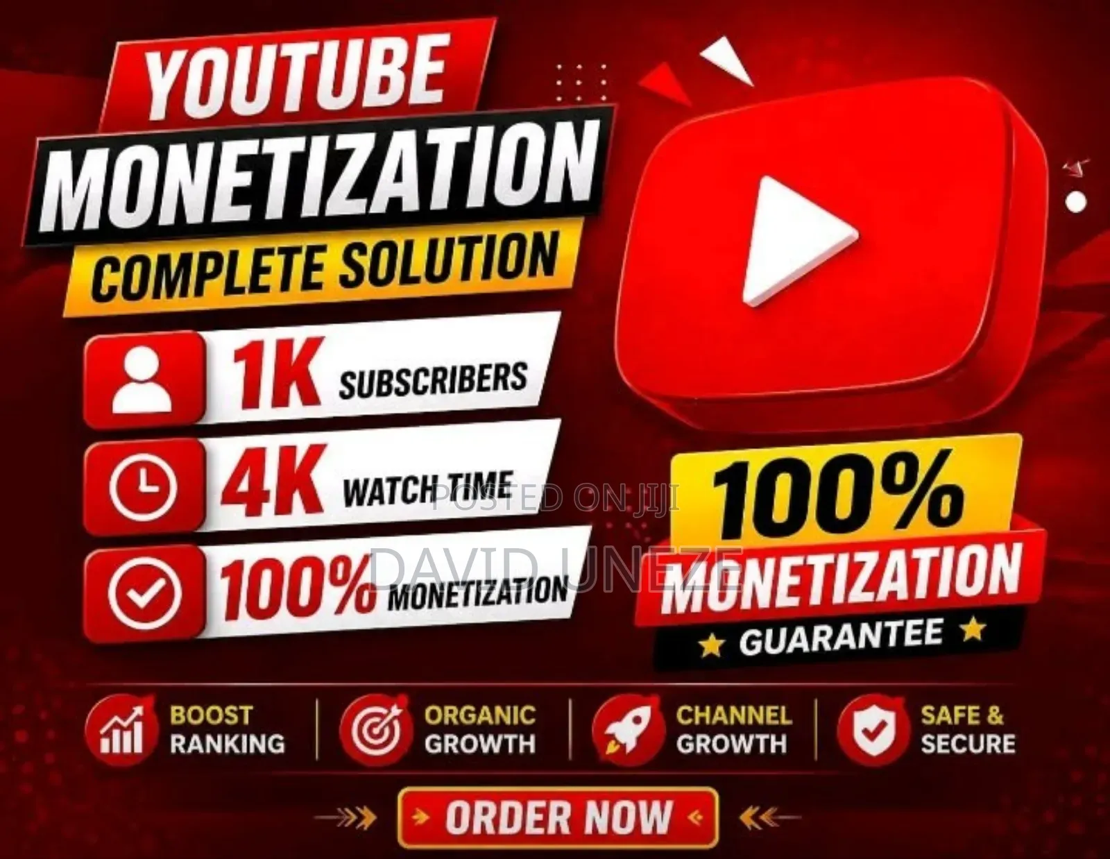 Youtube Monetization Service