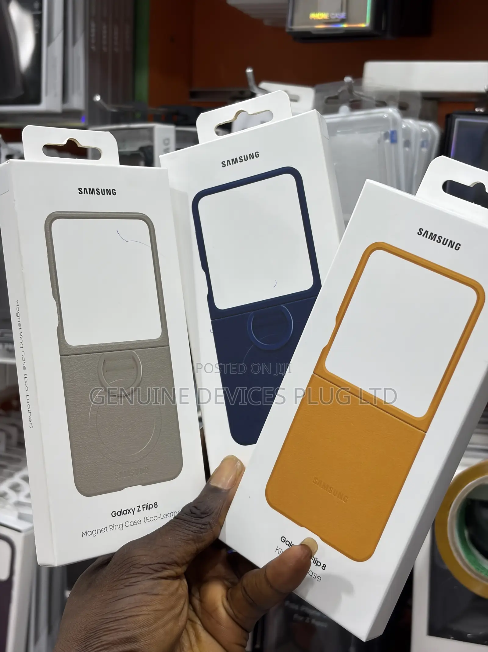 Samsung Galaxy Z Flip8 Silicone Ring Magnet Phone Case
