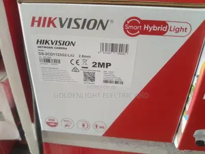 Hikvision Smart Hybrid Light Fixed Dome Network Camera.