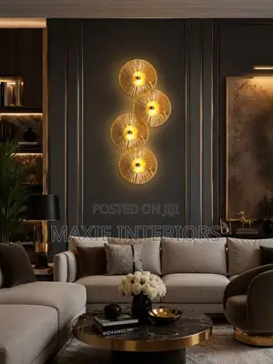 Luxury Living Room 4 Heads Decorative Wall Light