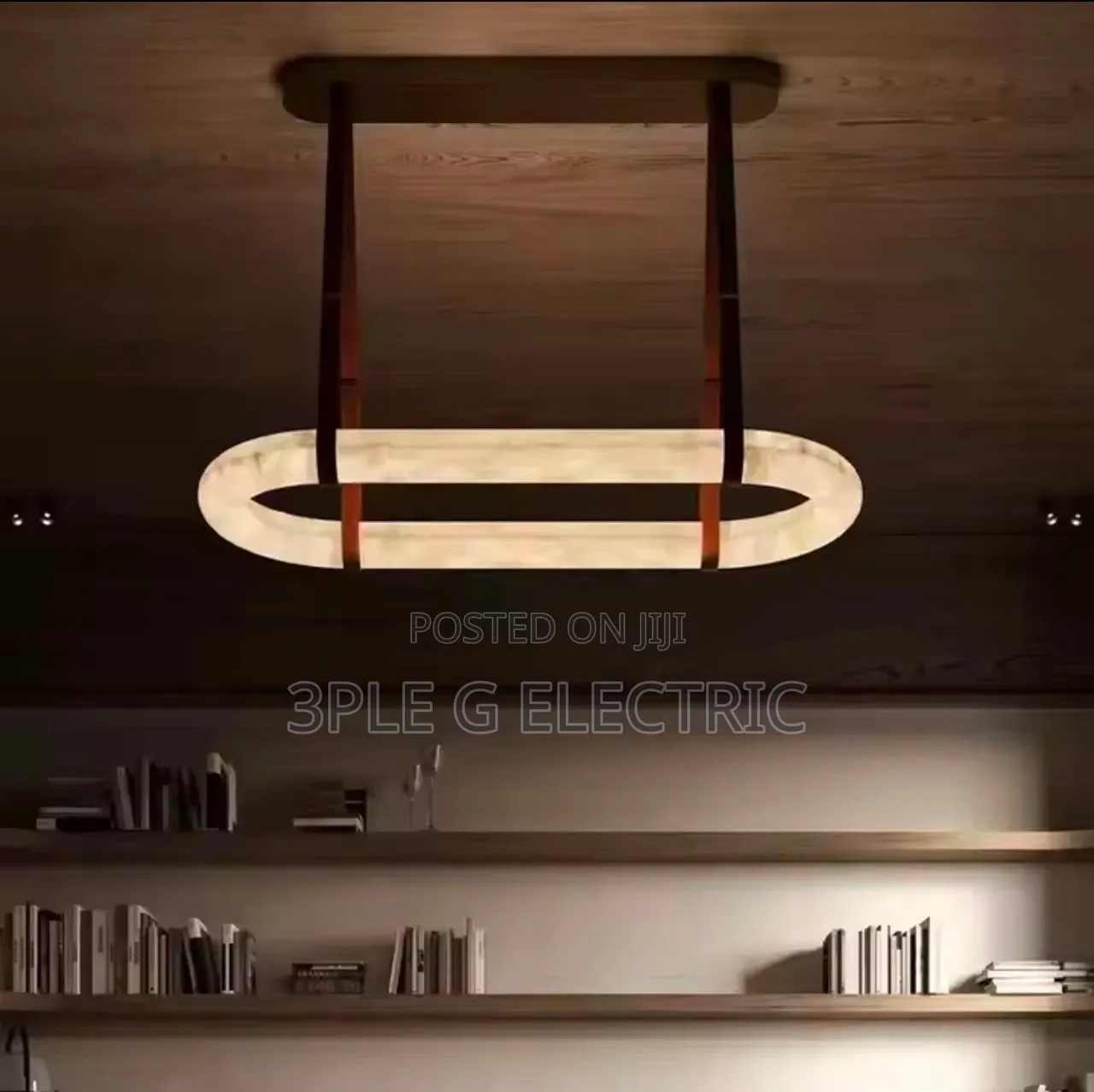 Mable Dining Light L120cm Black Belt