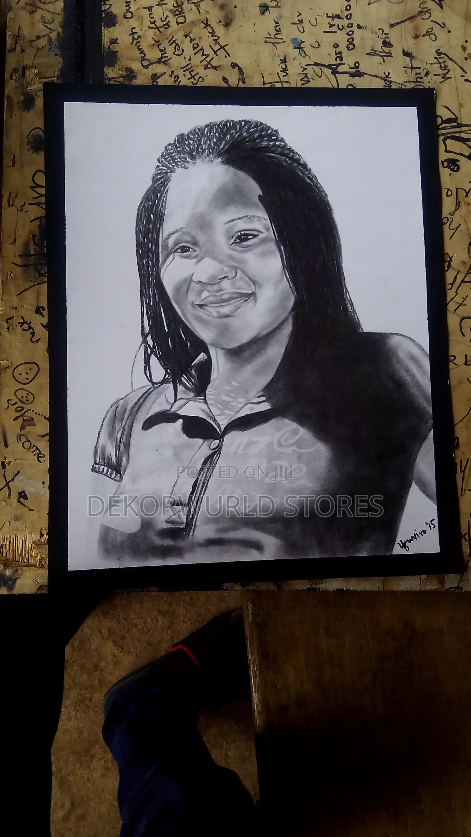 Resemblance Pencil Portrait Drawing