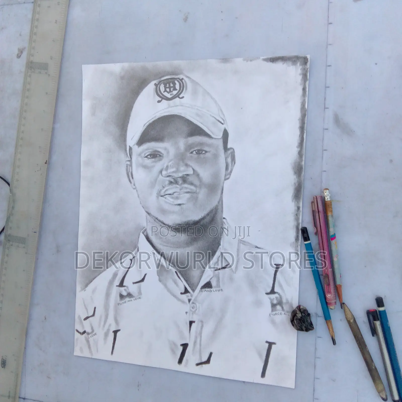 Resemblance Pencil Portrait Drawing