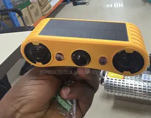 Solar Outdoor Motion Sensor Alarm Security & Animal Deterrent Device