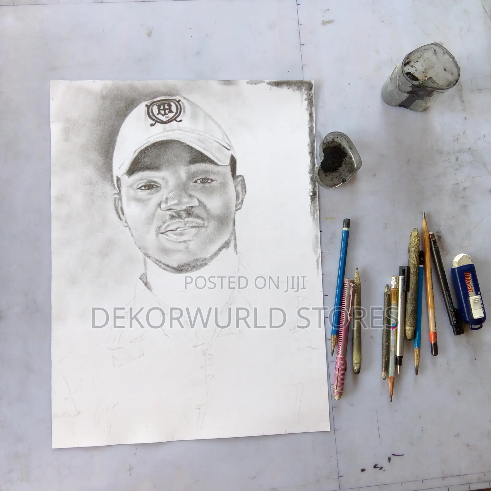 Resemblance Pencil Portrait Drawing