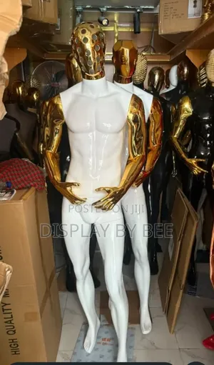 White and Gold Mannequin