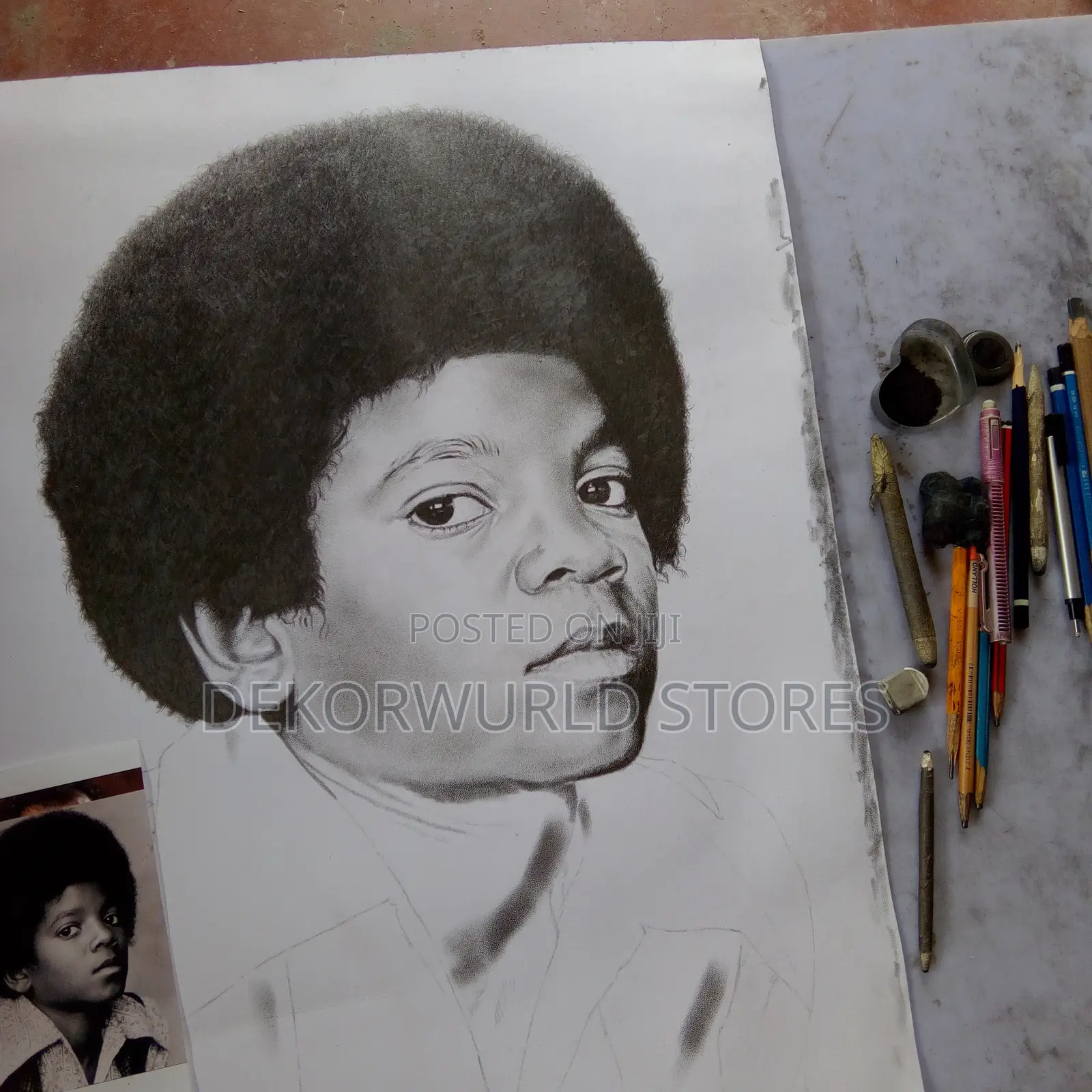 Resemblance Pencil Portrait Drawing