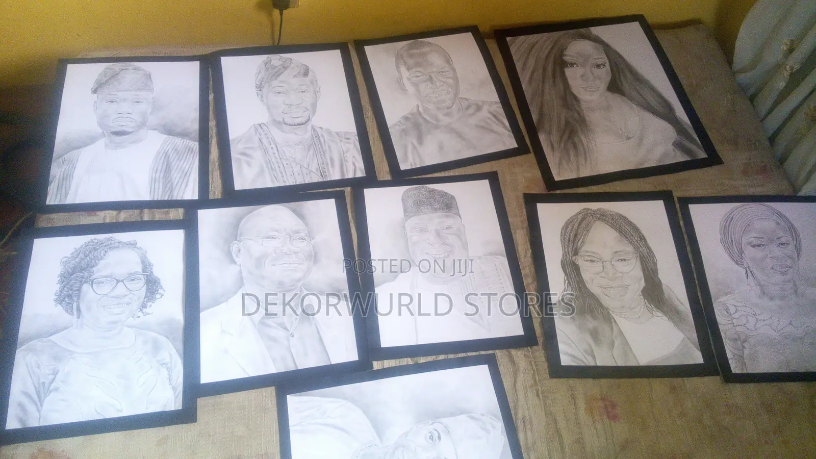 Resemblance Pencil Portrait Drawing