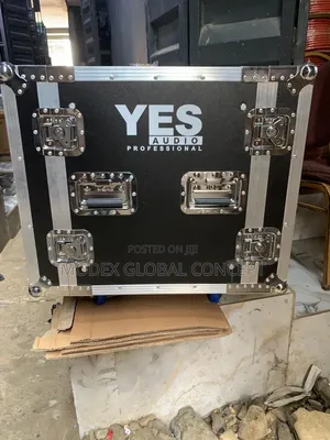 YES AUDIO Professional 12U Amplifier Rack Flight Case