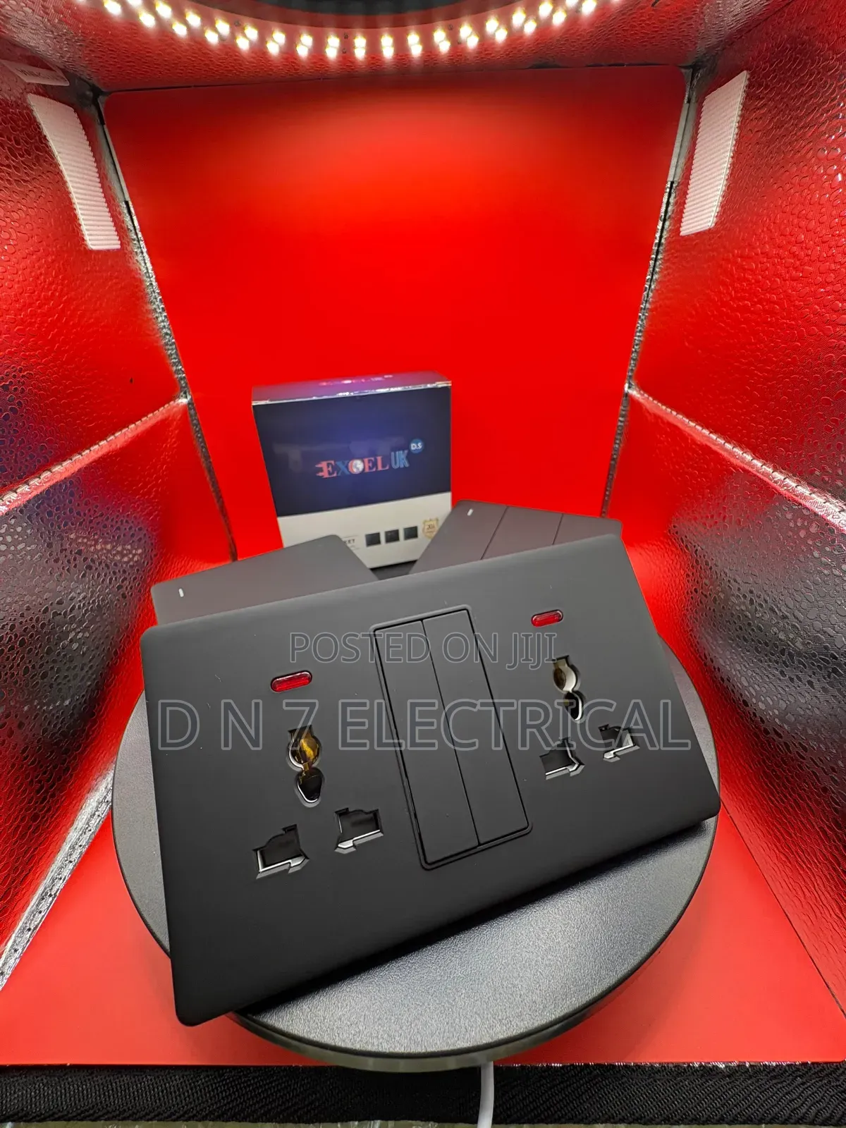Luxury Black Switch and Socket