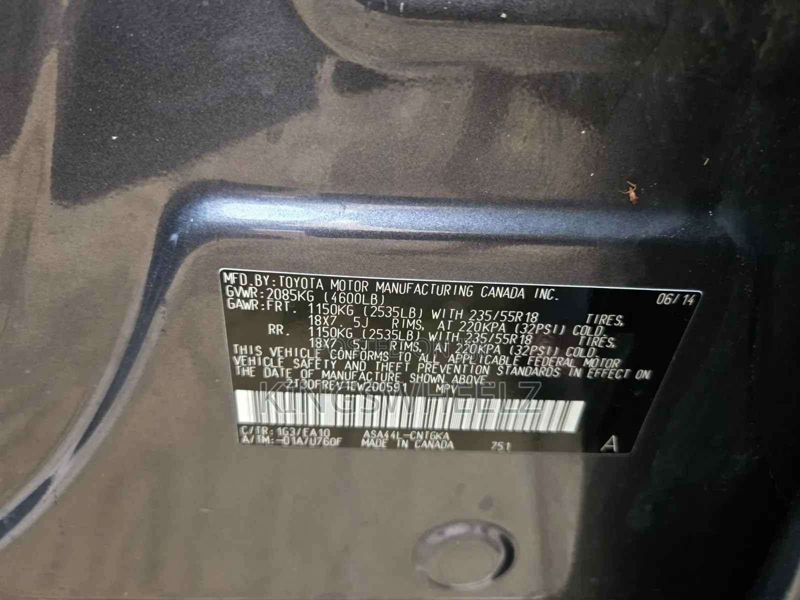Toyota RAV4 2014 Gray