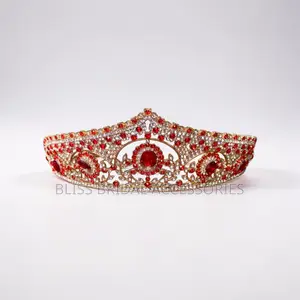 Red Bridal Tiara