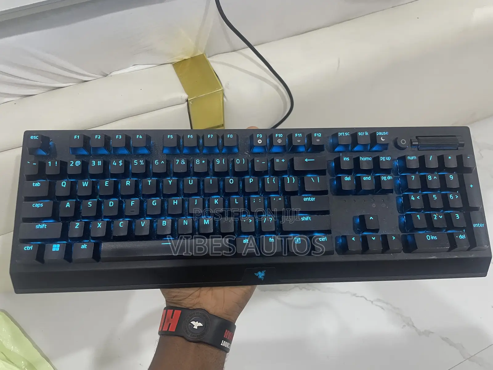 Gaming Keyboard Black Widow V3, Razer Green Switch (Clicky & Tactile)
