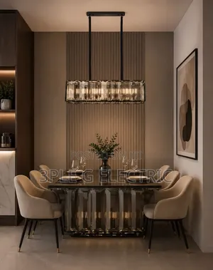 Size 900 * 280 Dining Smoky Glass Chandelier