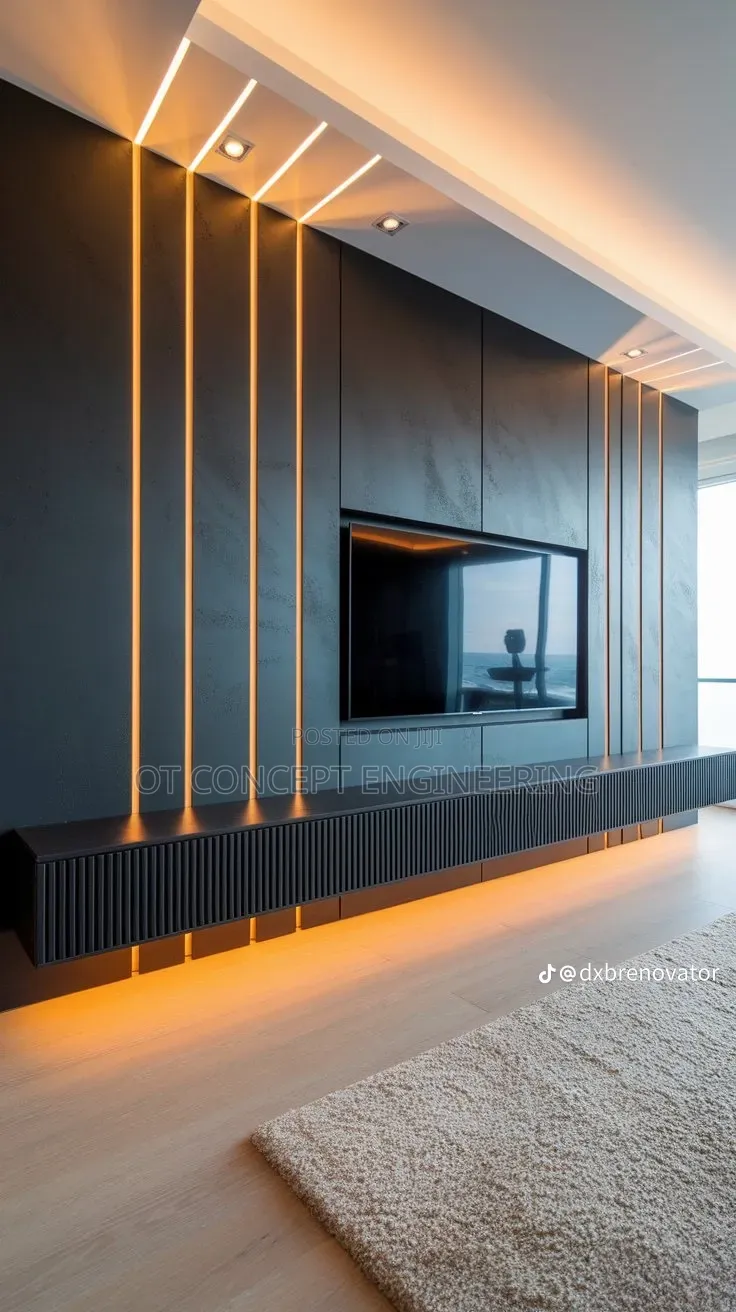 TV Console Media Center