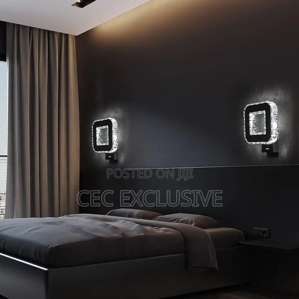Square Bedside Led Wall Lamp