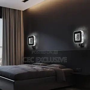 Square Bedside Led Wall Lamp