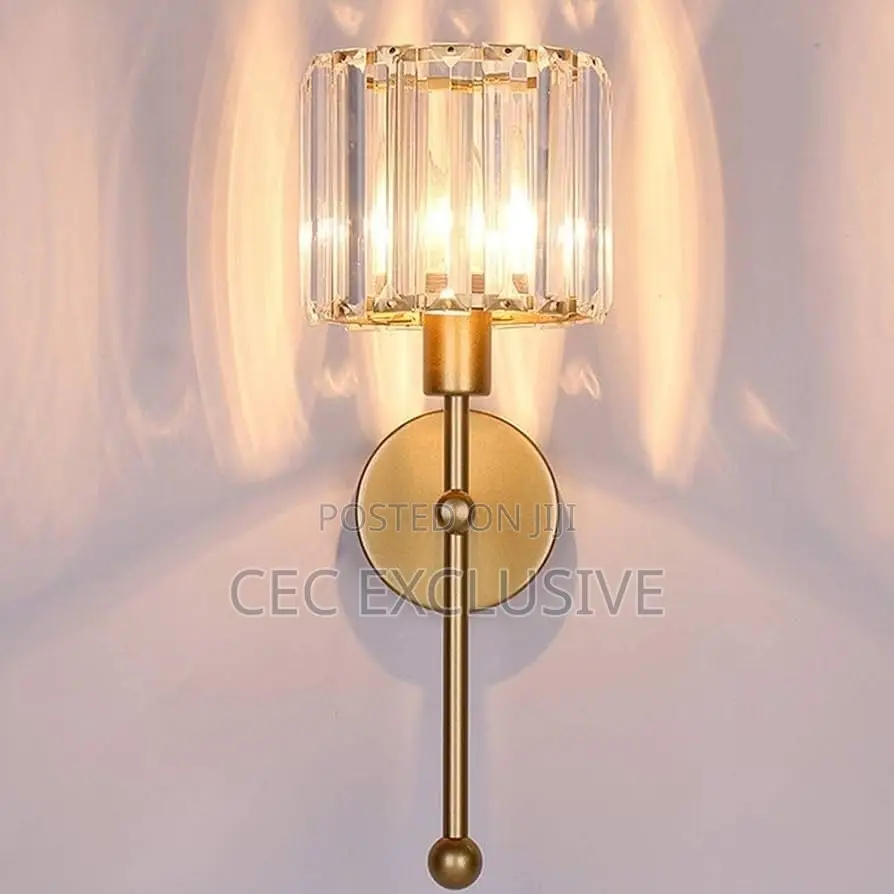 Crystal Gold Wall E27 Light