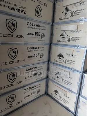 Ecolion 7.68kwh 48v Lithium Ion Solar Inverter Batteries in Stock.