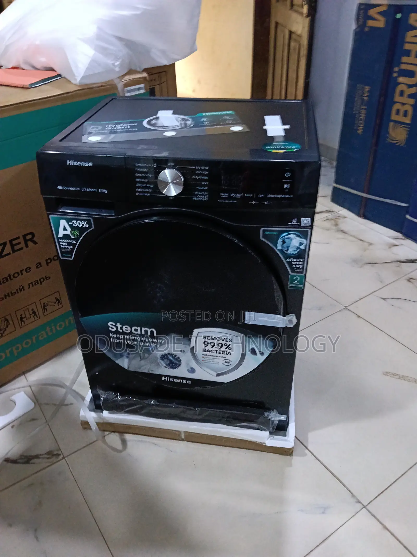 Hisense Fast Use 8/5kg Washer Dryer Front Load