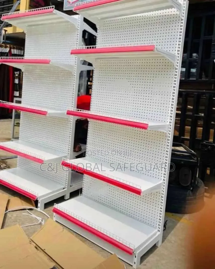 Single Sided Supermarkets Shelve
