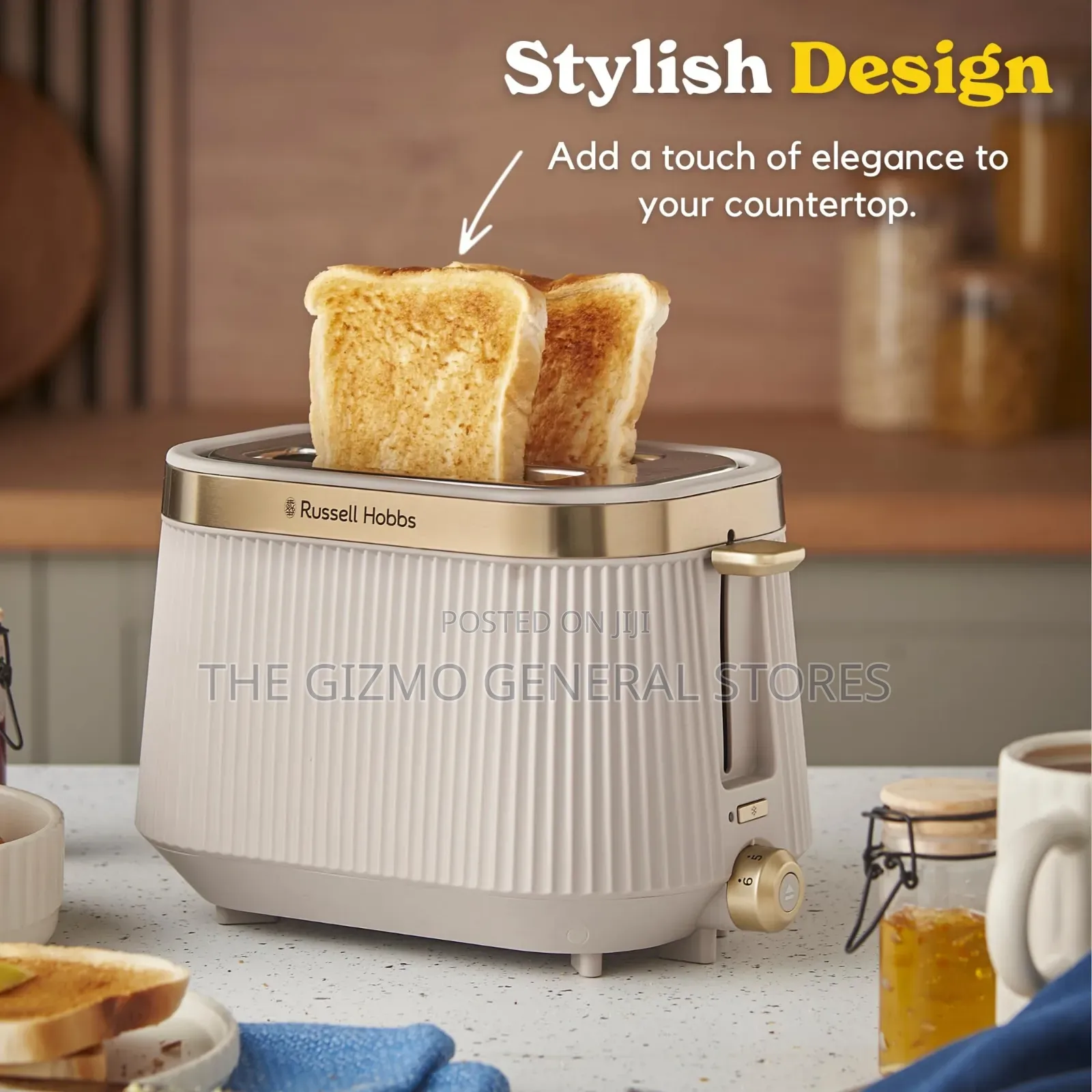 Russell Hobbs Brontë Stone Kettle and Toaster Set