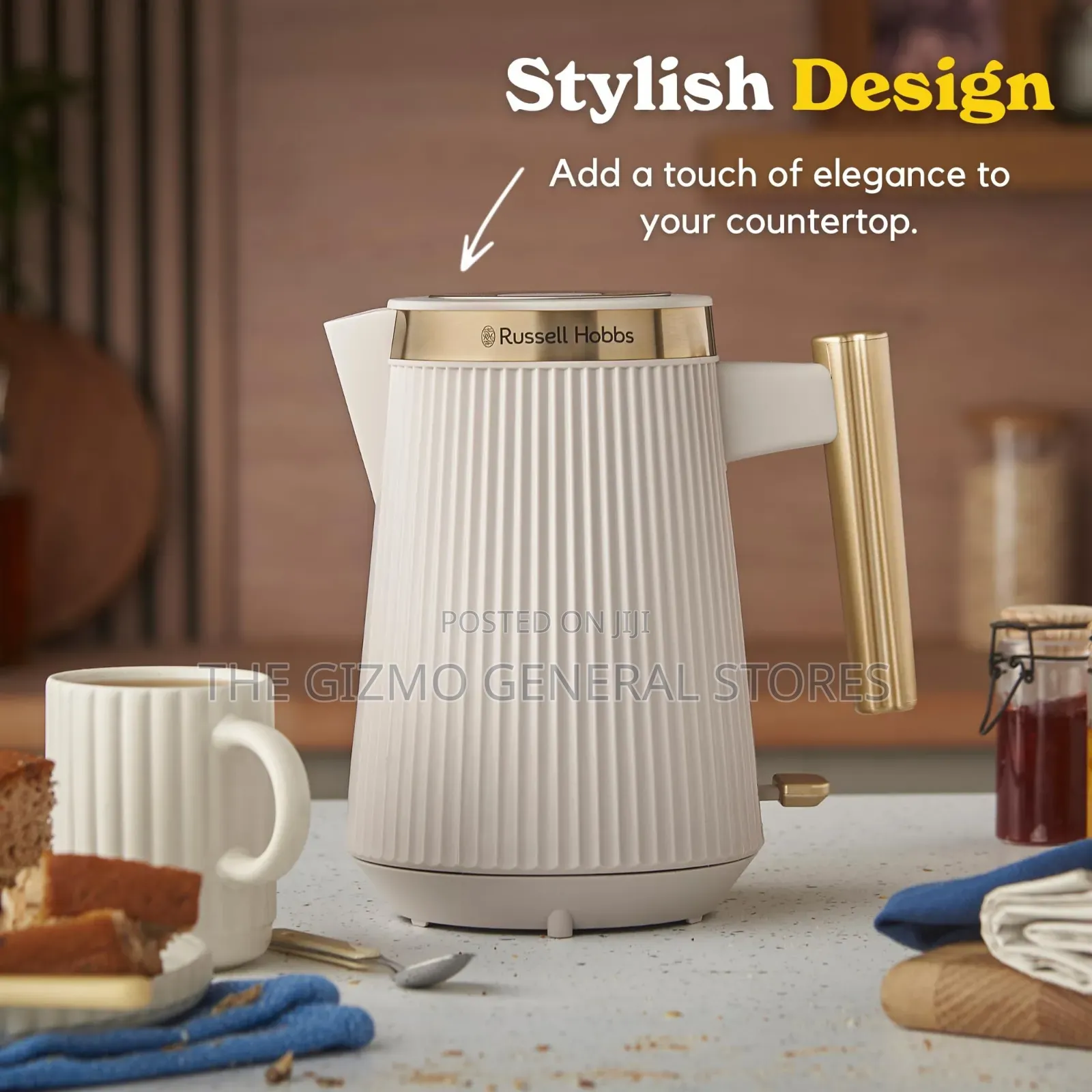 Russell Hobbs Brontë Stone Kettle and Toaster Set