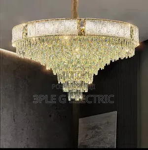 80cm Crystal Chandelier Ledand Bulb