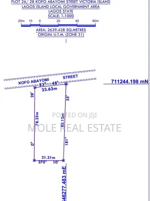 2,639sqm Joint Venture (JV) Kofo Abayomi Victoria Island