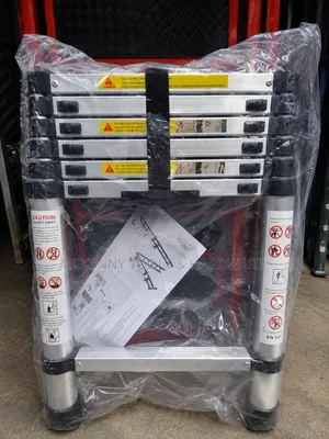UPSTRONG Telescopic Aluminium Ladder – 150kg Heavy Duty EN131