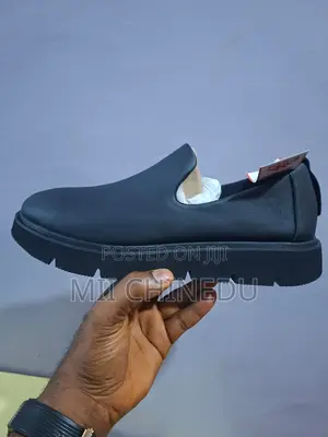 Men's Chunky Sole Leather Loafers – Slip-On