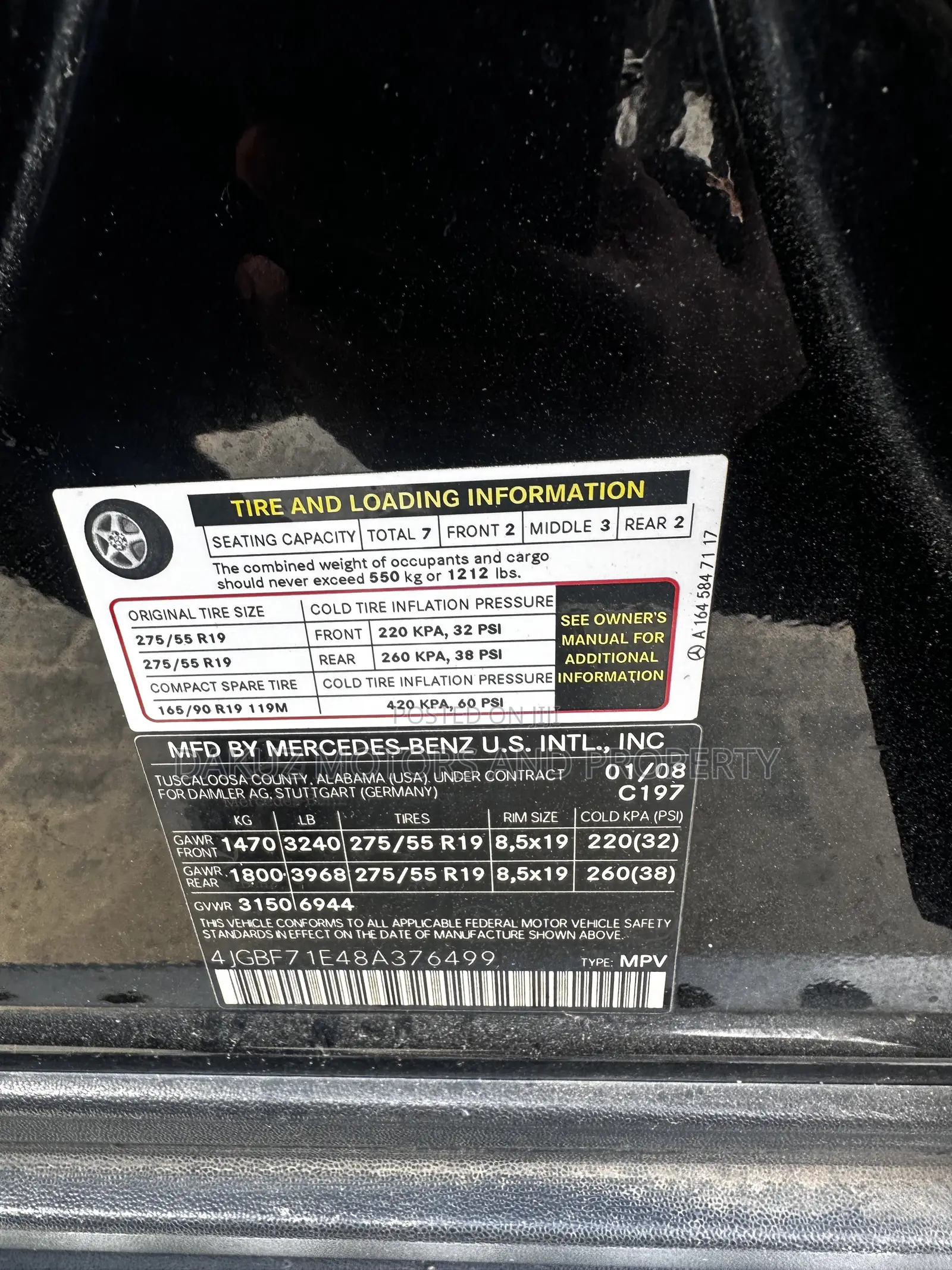 Mercedes-Benz GL-Class 2009 Black