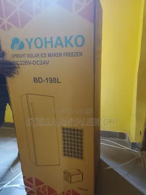 AC/Dc Inverter Iceblock Maker Freezer 198l