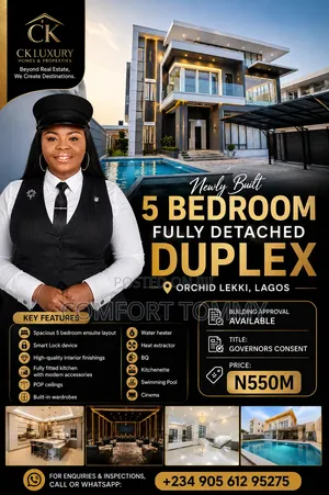 5bdrm Duplex in Lekki Phase 2 for sale