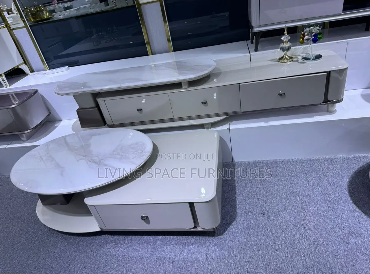 Executive Center Table With TV Stand