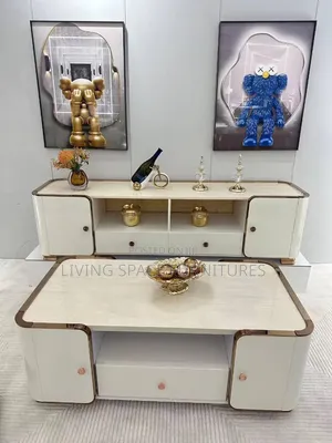 Executive Center Table With TV Stand