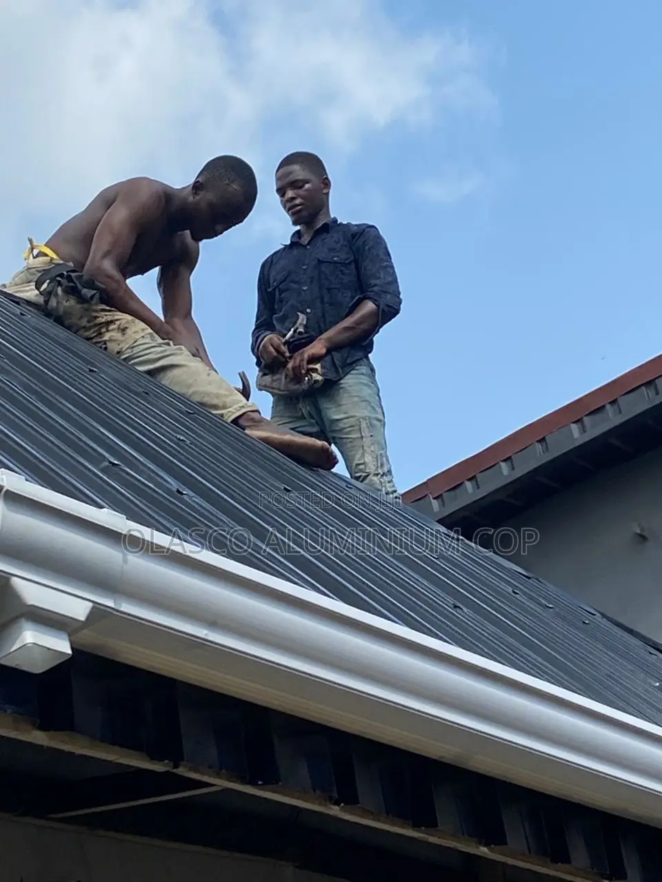 Longs Pan Aluminum With PVC Gutters