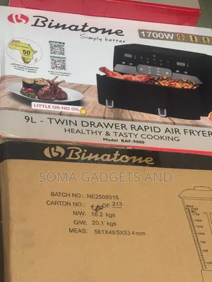 Binatone Air Fryer (9 Litres) Double Door
