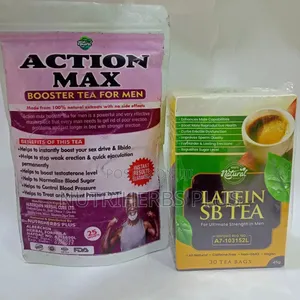 Latein SB Tea and Action Max Booster Tea(reduces Watery Sperm)