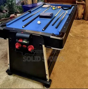 Snooker Table, Tennis, Air Hockey, and Dining 4 in 1
