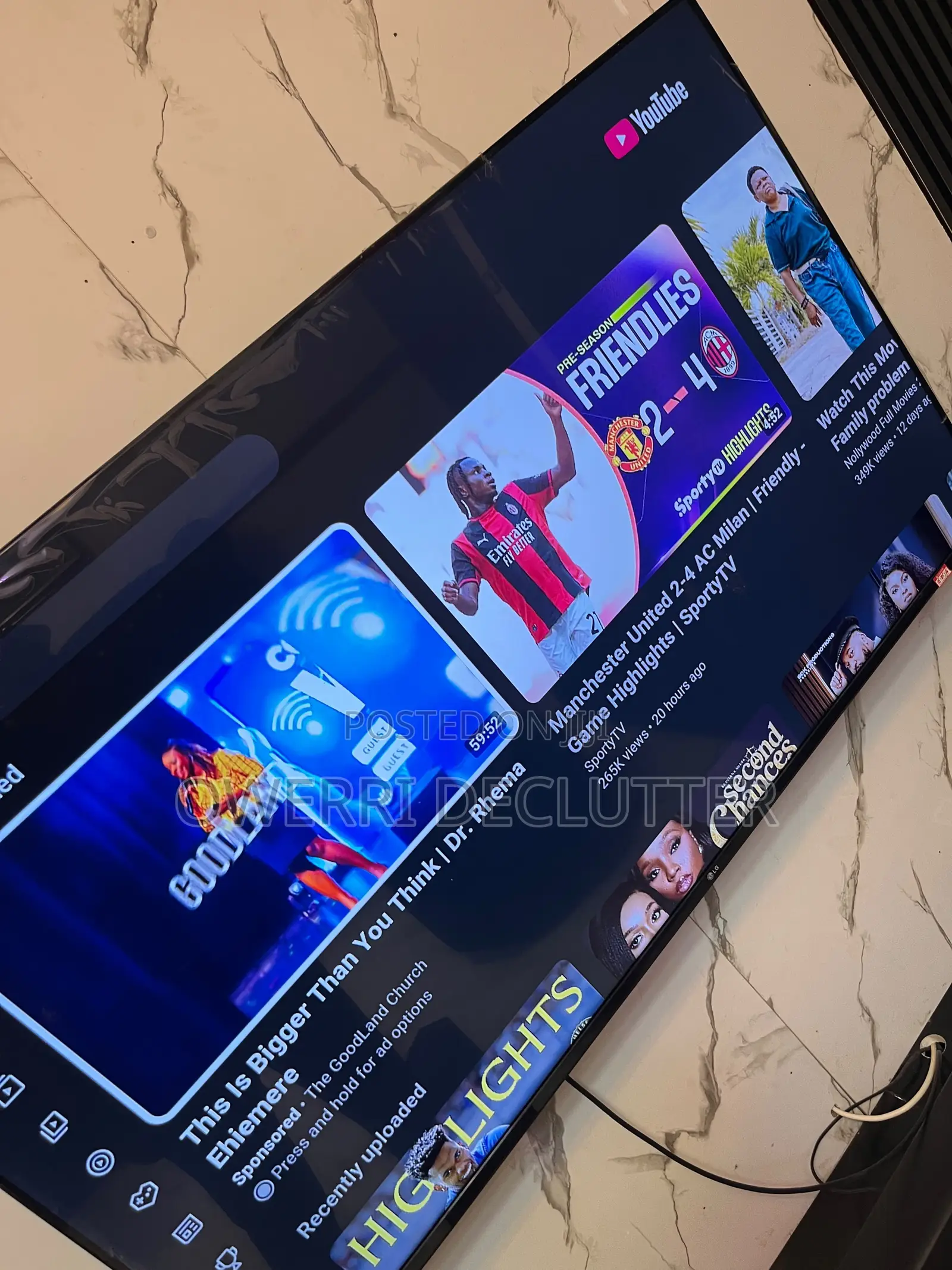 65 Inches LG Android Smart TV