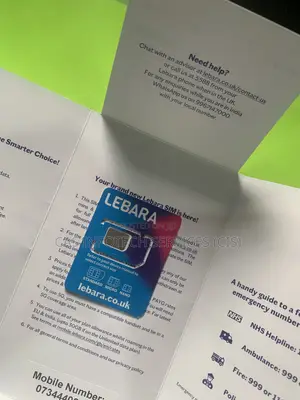 UK Lebara Physical Sim Card