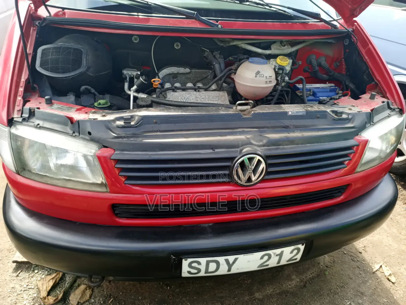 Volkswagen Transporter 2002 Red